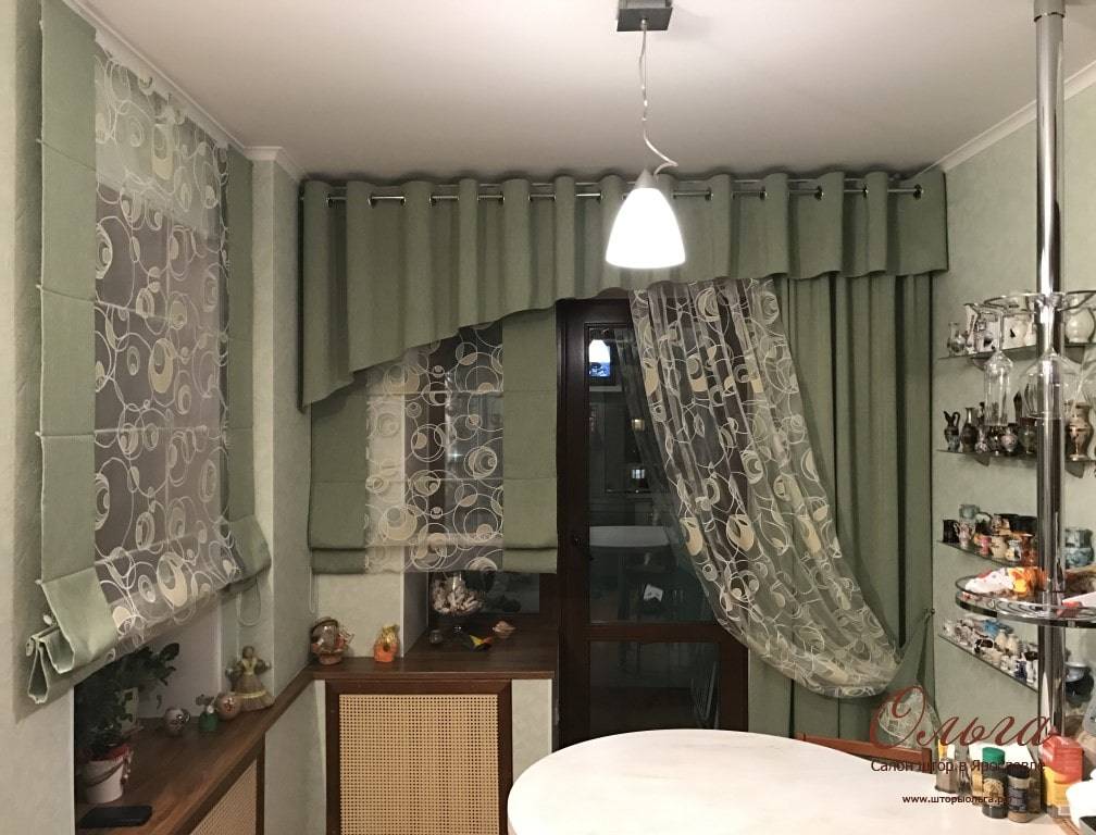 110 самых стильных идей для штор на кухню
